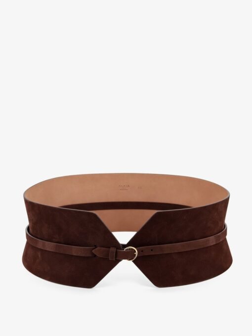 Bustier suede belt