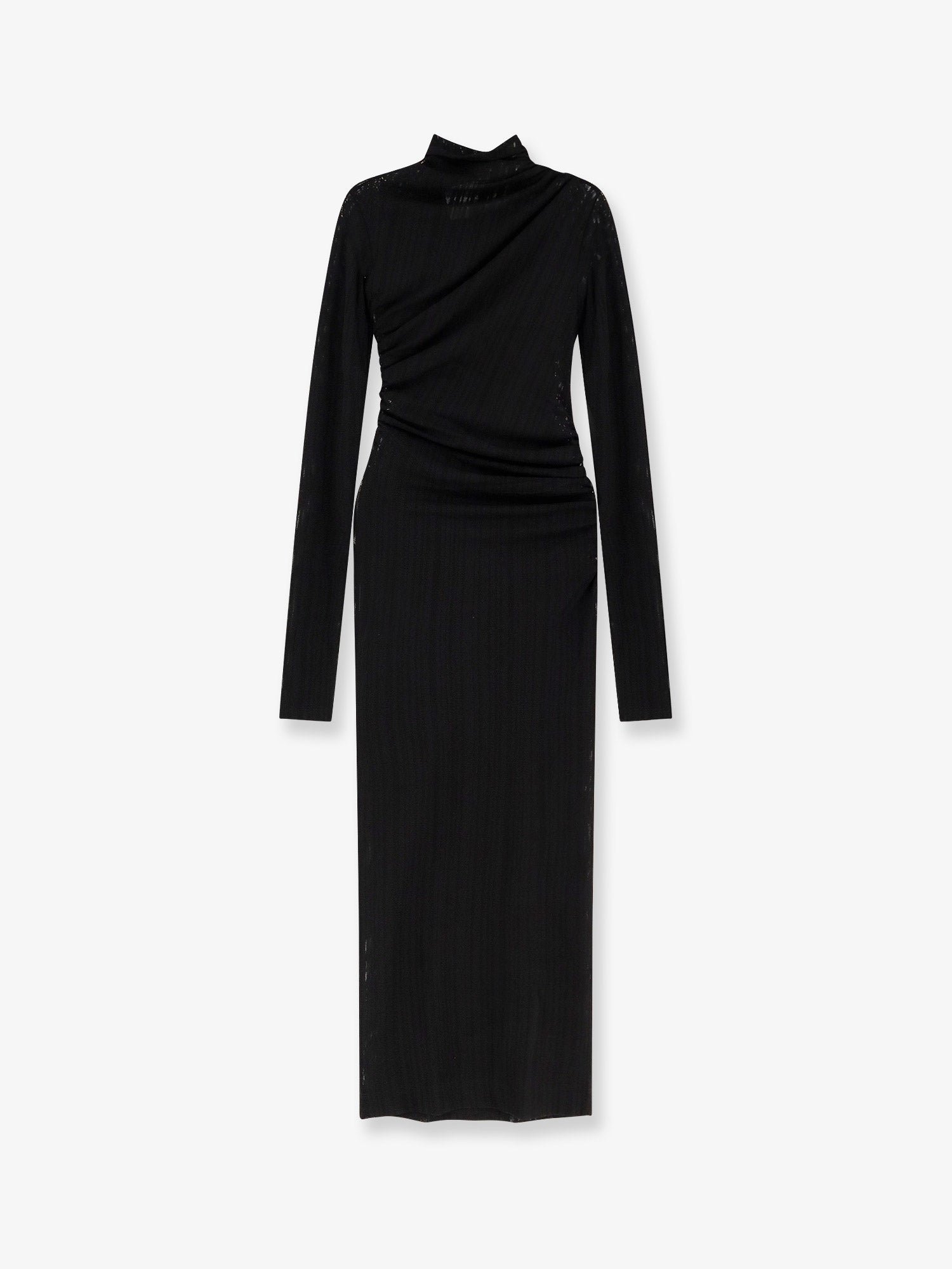 Olga viscose blend mesh dress