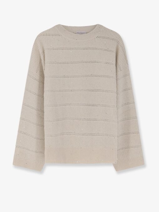 Dazzling cashmere and wool sweater