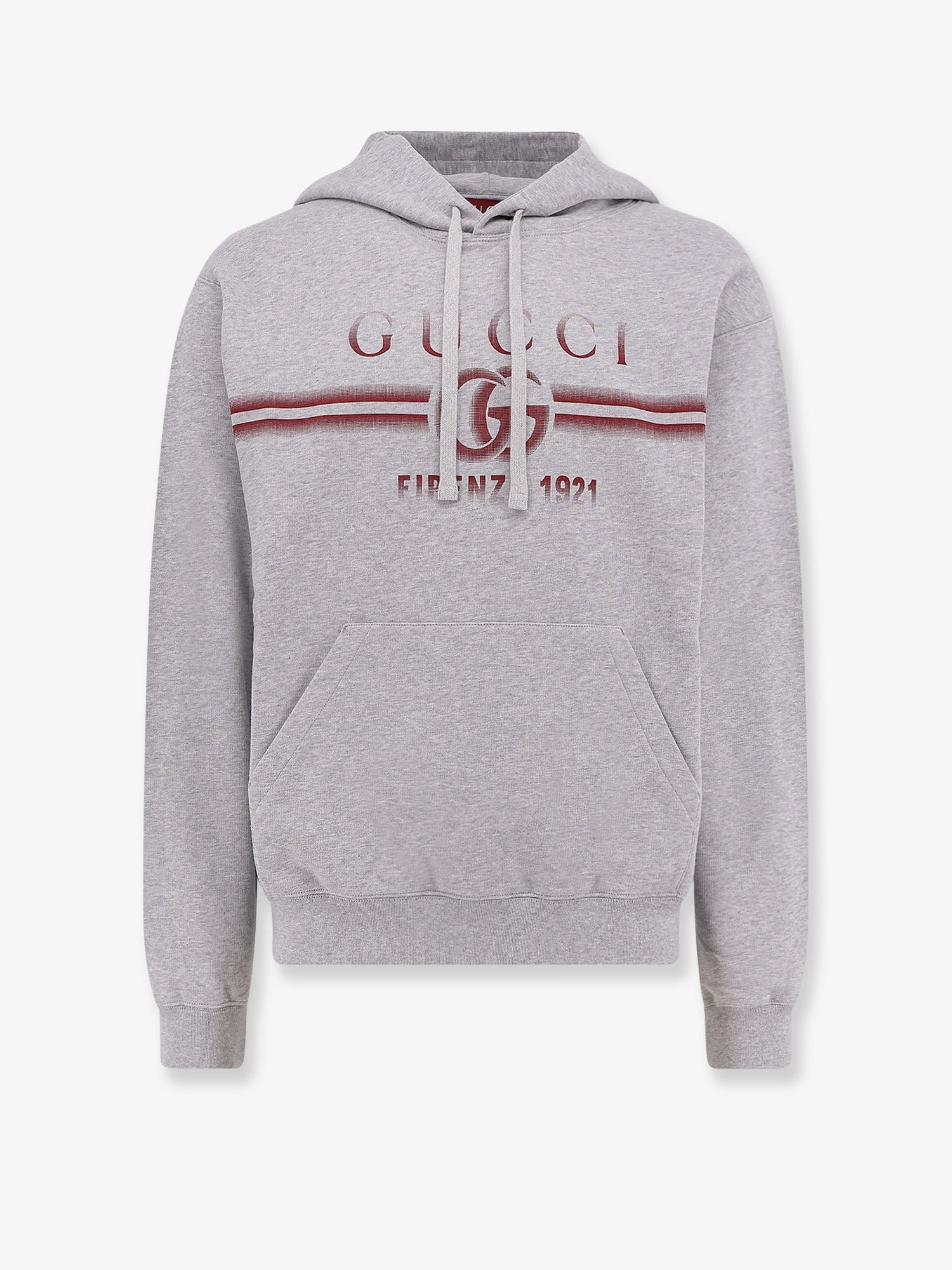 Cotton jersey hooded sweatshirt