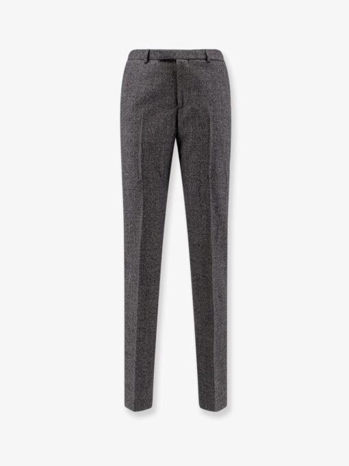Mouliné wool trousers