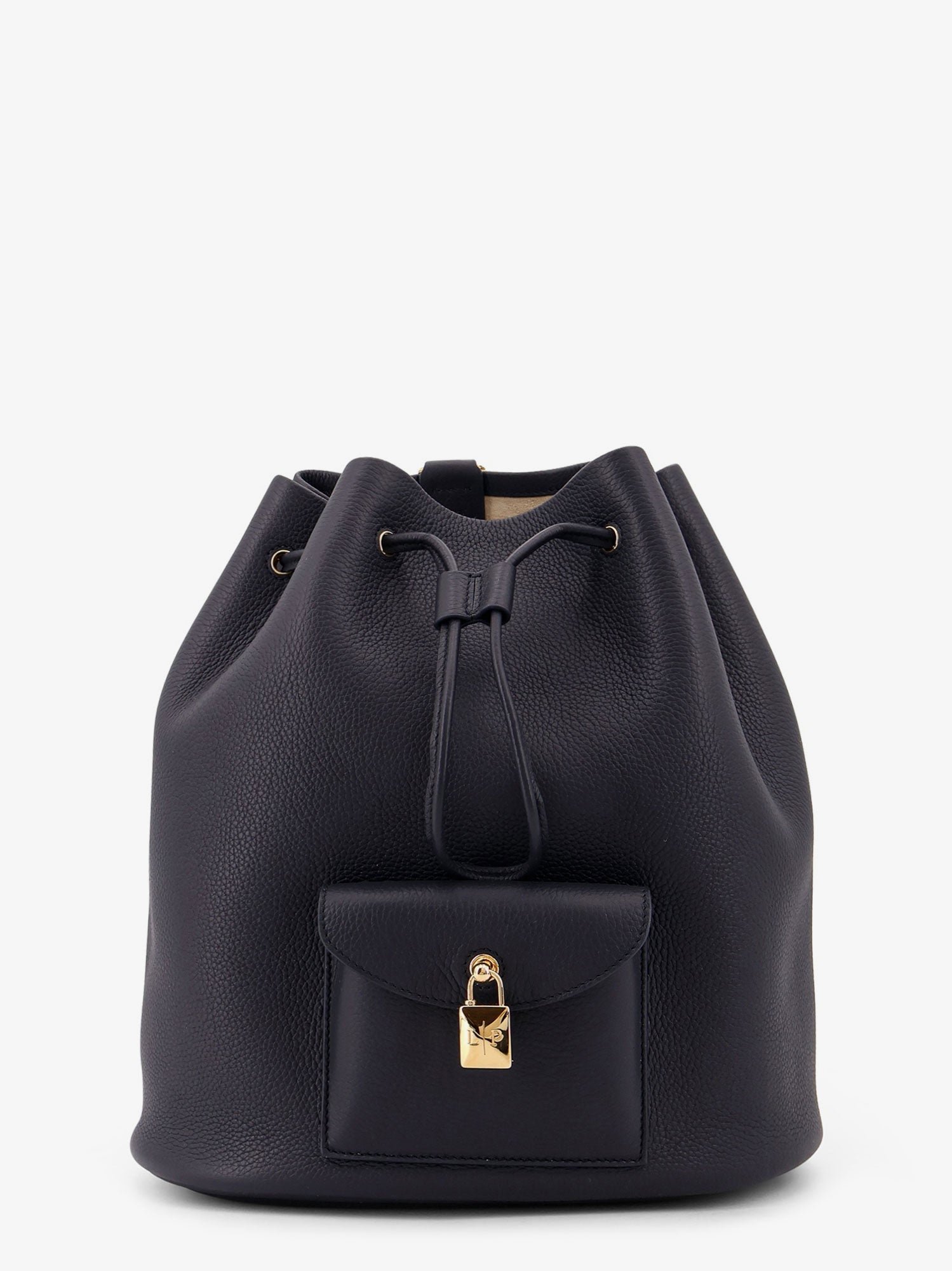 Extra Drawstring L27 leather backpack