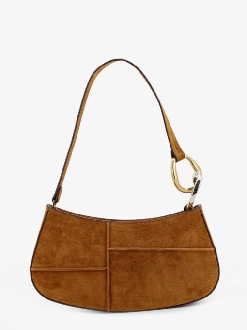 Ollie suede shoulder bag