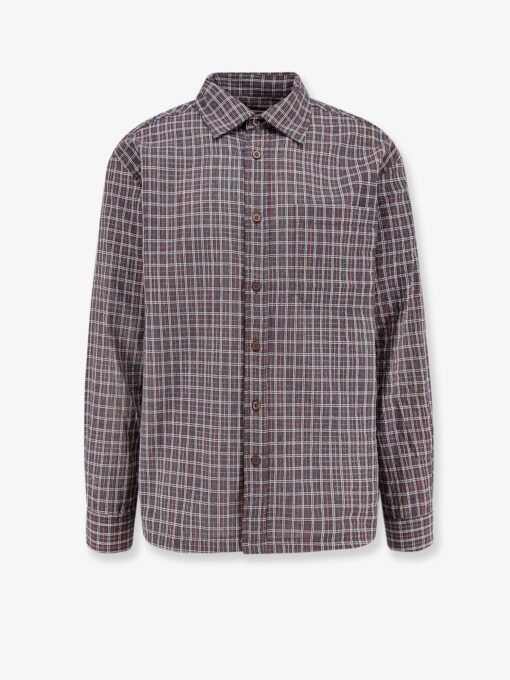 WBBuzo Chuck cotton blend shirt with check print
