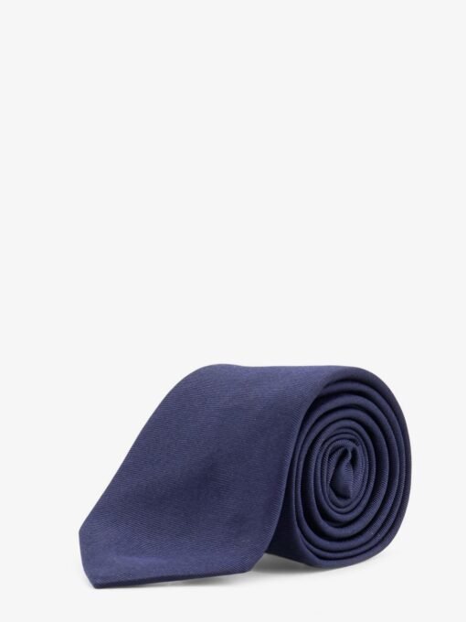Oblique silk tie